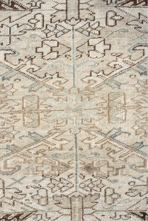 Antique Heriz Area Rug (7' x 8')